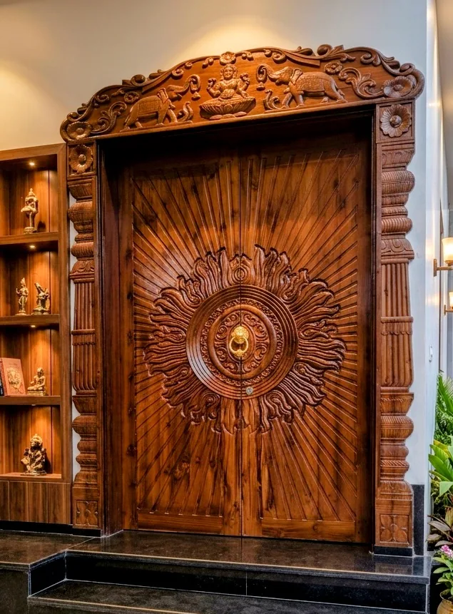 CNC Engraved Wooden Doors by Arya Timber