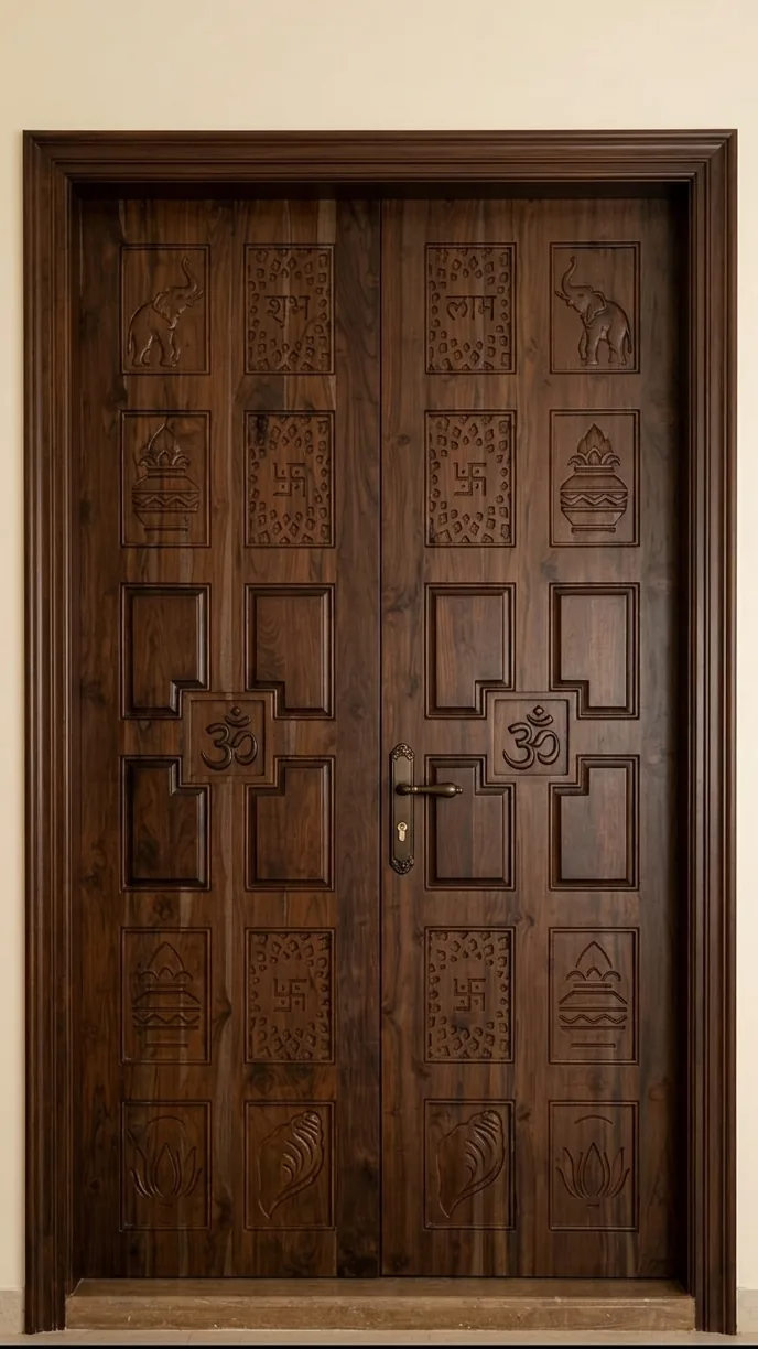 Arya Timber CNC engraved door design 17