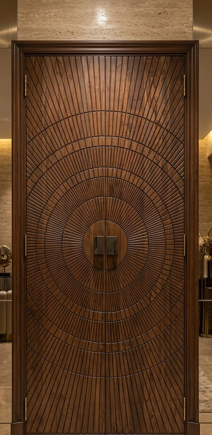 Arya Timber CNC engraved door design 18