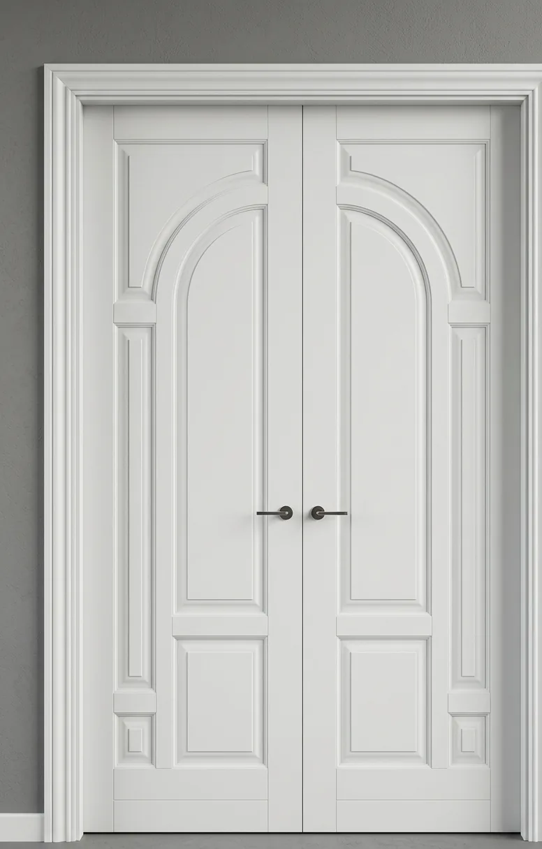 White double PU painted door